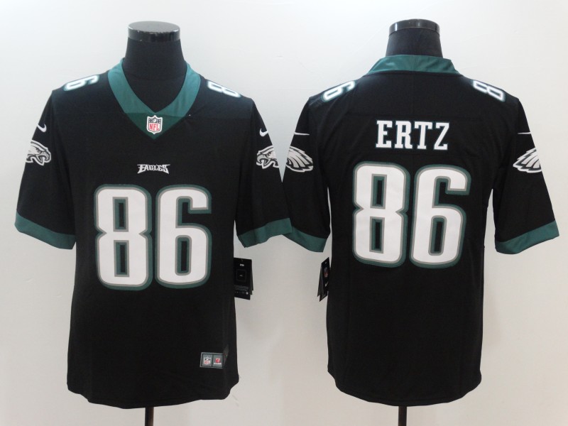 Men Philadelphia Eagles 86 Ertz Black Nike Vapor Untouchable Limited NFL Jerseys
